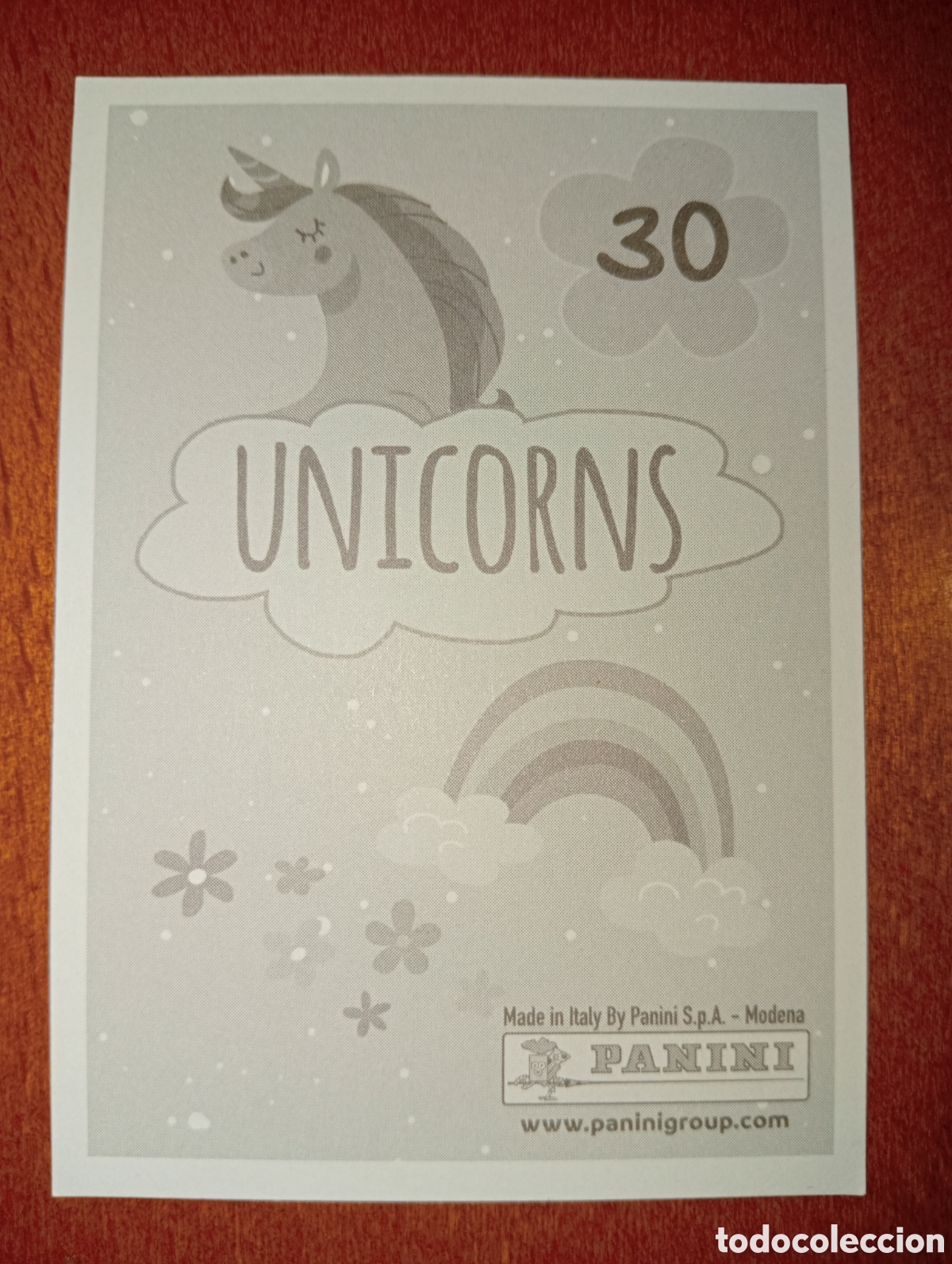 Coleccionismo cromos antiguos: Unicornios n&deg;30 Panini - Foto 2
