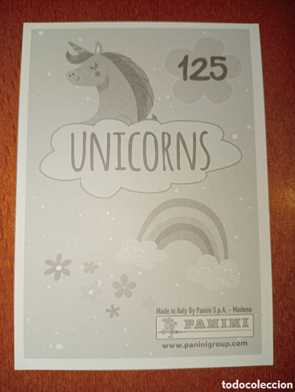 Coleccionismo cromos antiguos: Unicornios n&deg;125 Panini - Foto 2