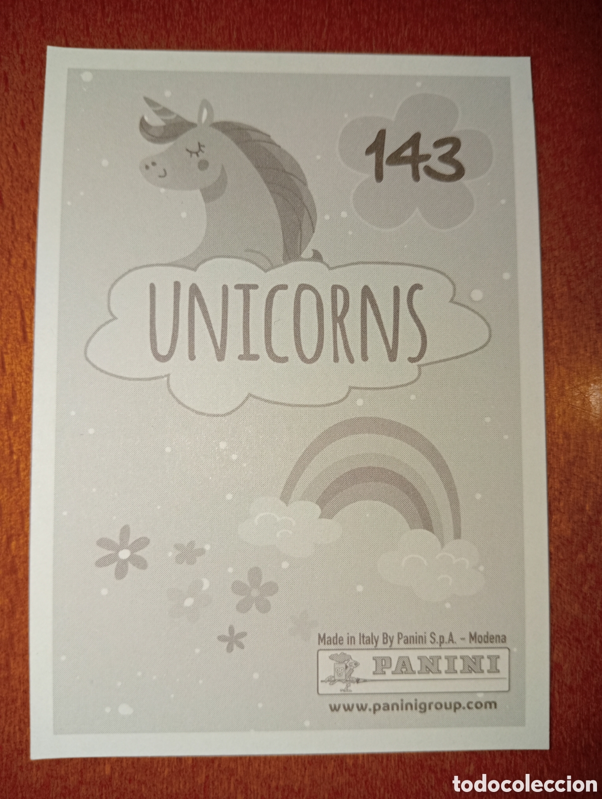 Coleccionismo cromos antiguos: Unicornios n&deg;143 Panini - Foto 2