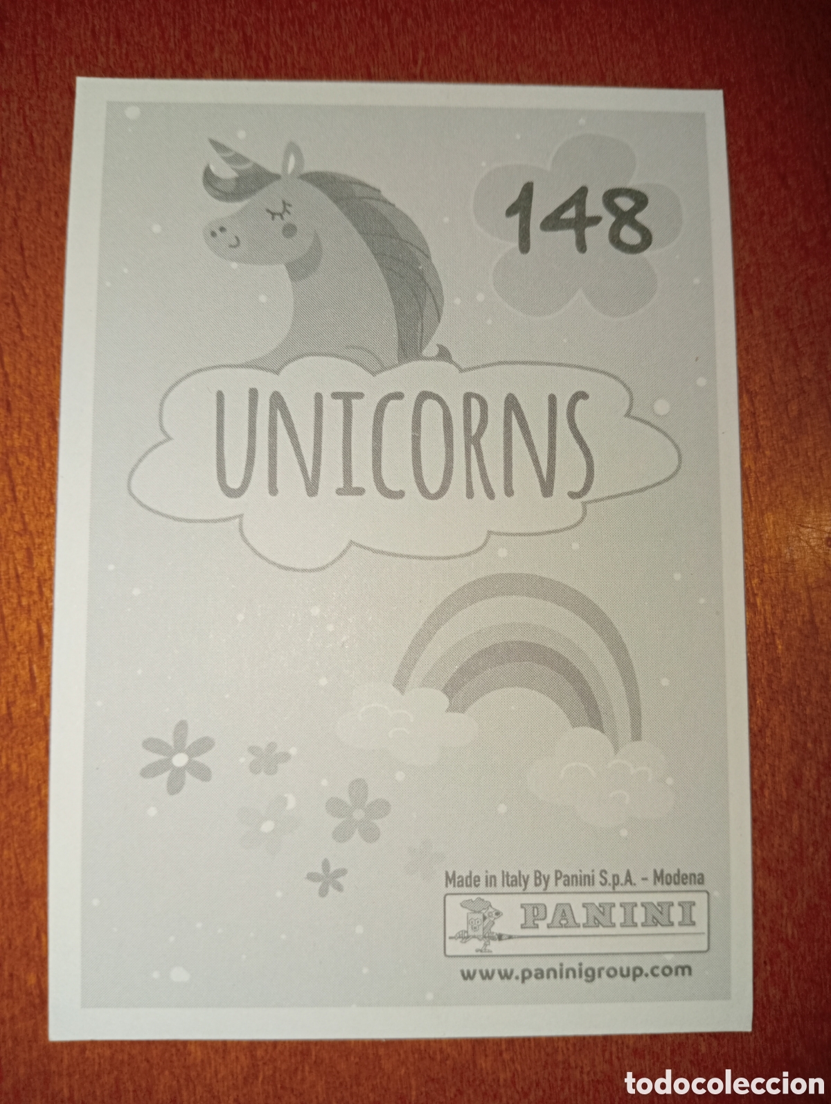 Coleccionismo cromos antiguos: Unicornios n&deg;148 Panini - Foto 2