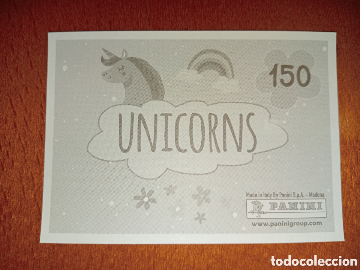 Coleccionismo cromos antiguos: Unicornios n&deg;150 Panini - Foto 2
