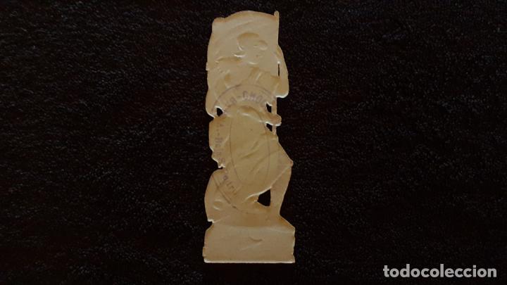 Coleccionismo cromos antiguos: CROMO CHOCOLATE. MUJER CON BANDERA. - Foto 4