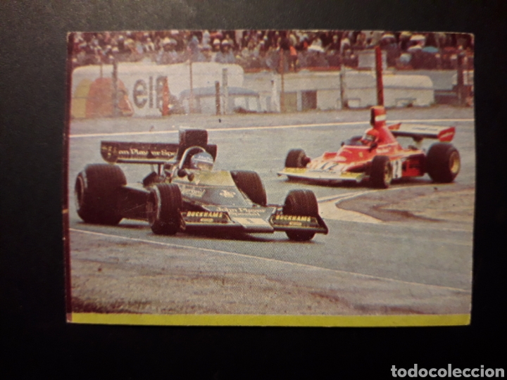 Colecionismo Cromos antigos: EMERSON FITTIPALDI EL MUNDO DEL AUTOM&Oacute;VIL N&deg; 102 BIMBO 1976 SIN PEGAR, FOTOS. PEDIDO M&Iacute;NIMO 3&euro;.