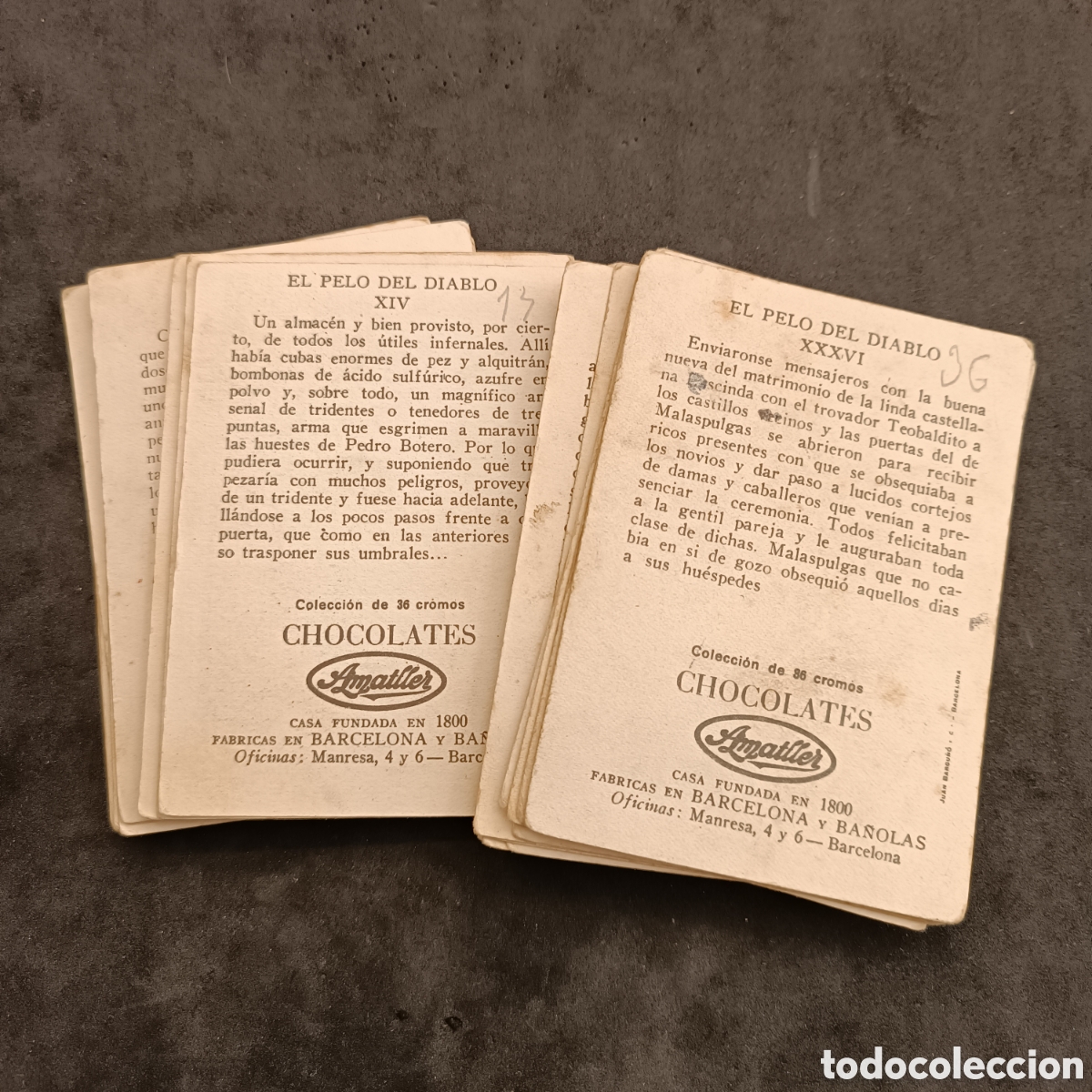 Coleccionismo cromos antiguos: Completa, el pelo del diablo, amatller, 36cromos - Foto 4