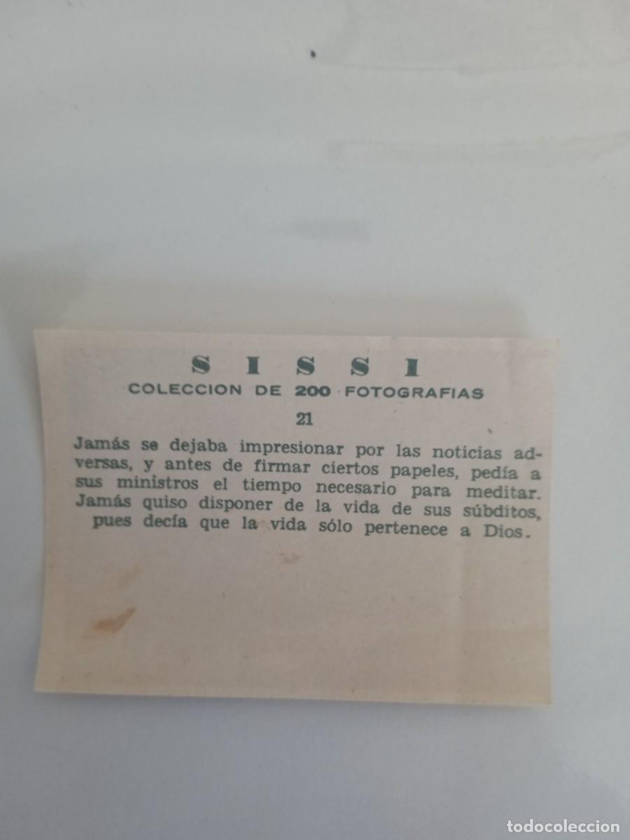 Coleccionismo cromos antiguos: Cromo Sissi n&deg; 21 - Foto 2