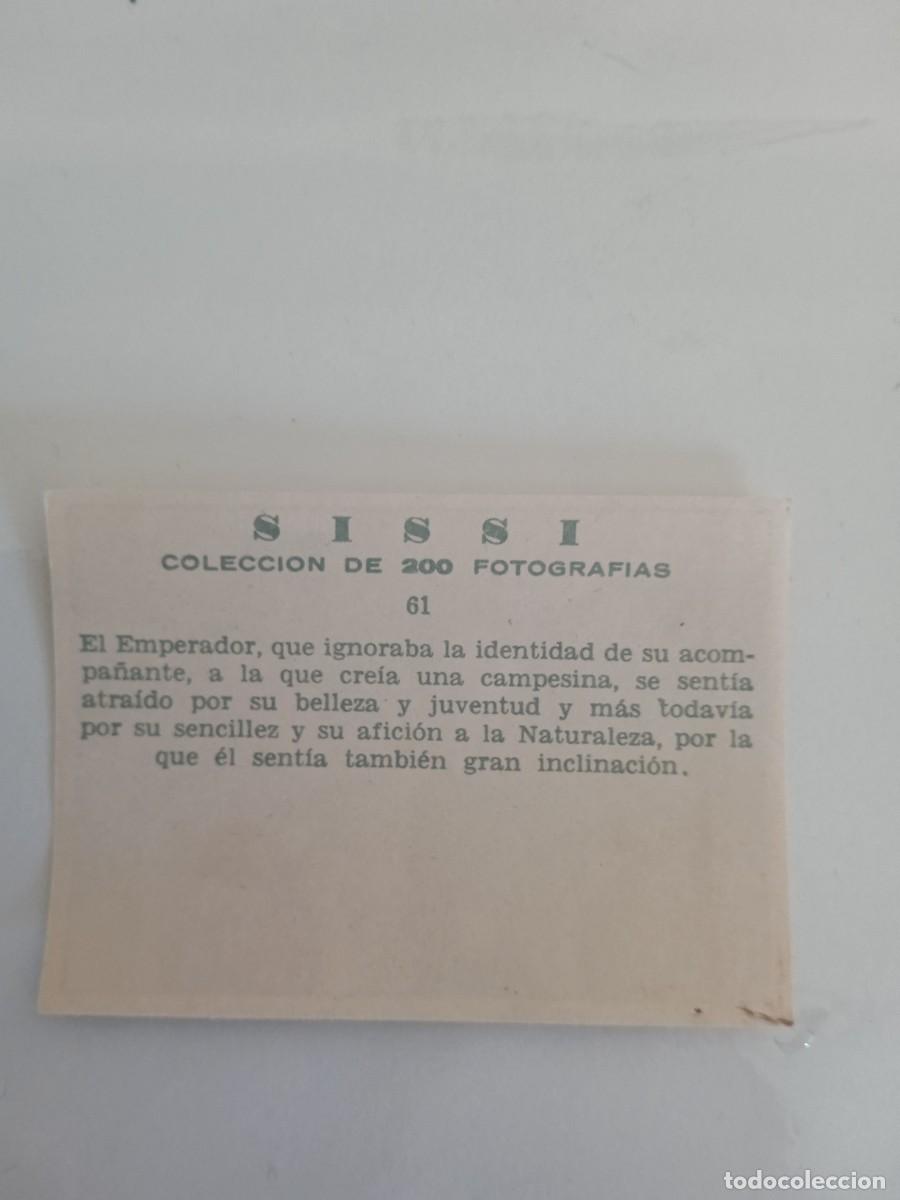 Coleccionismo cromos antiguos: Cromo Sissi n&deg; 61 - Foto 2