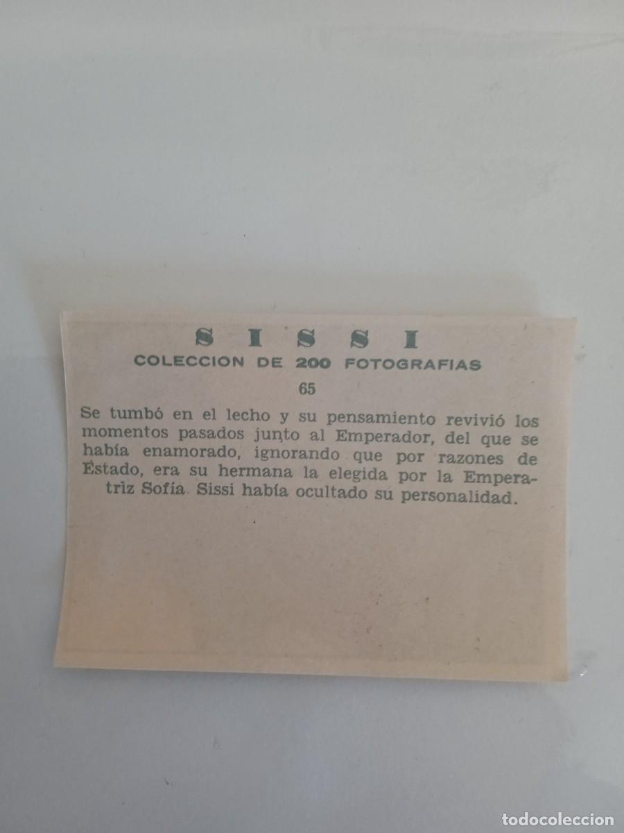 Coleccionismo cromos antiguos: Cromo Sissi n&deg; 65 - Foto 2