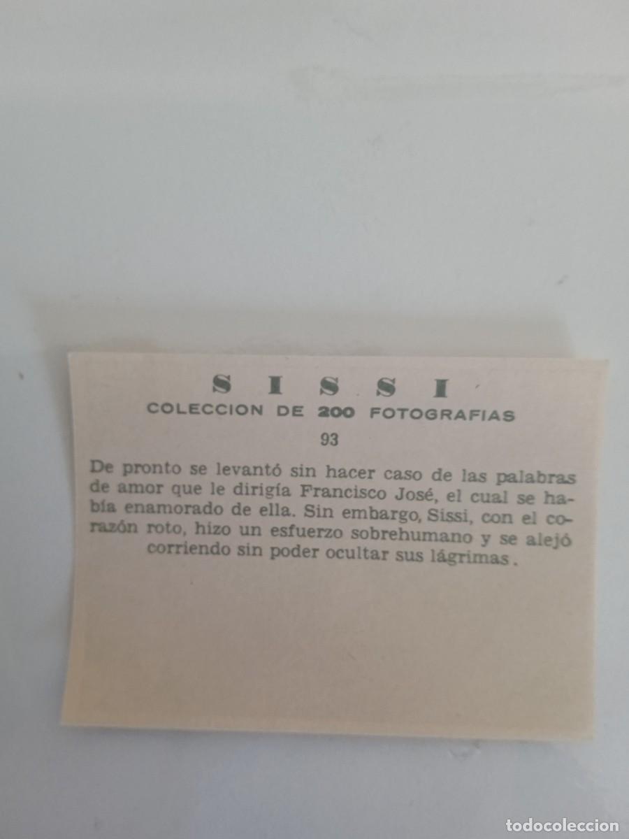 Coleccionismo cromos antiguos: Cromo Sissi n&deg; 93 - Foto 2