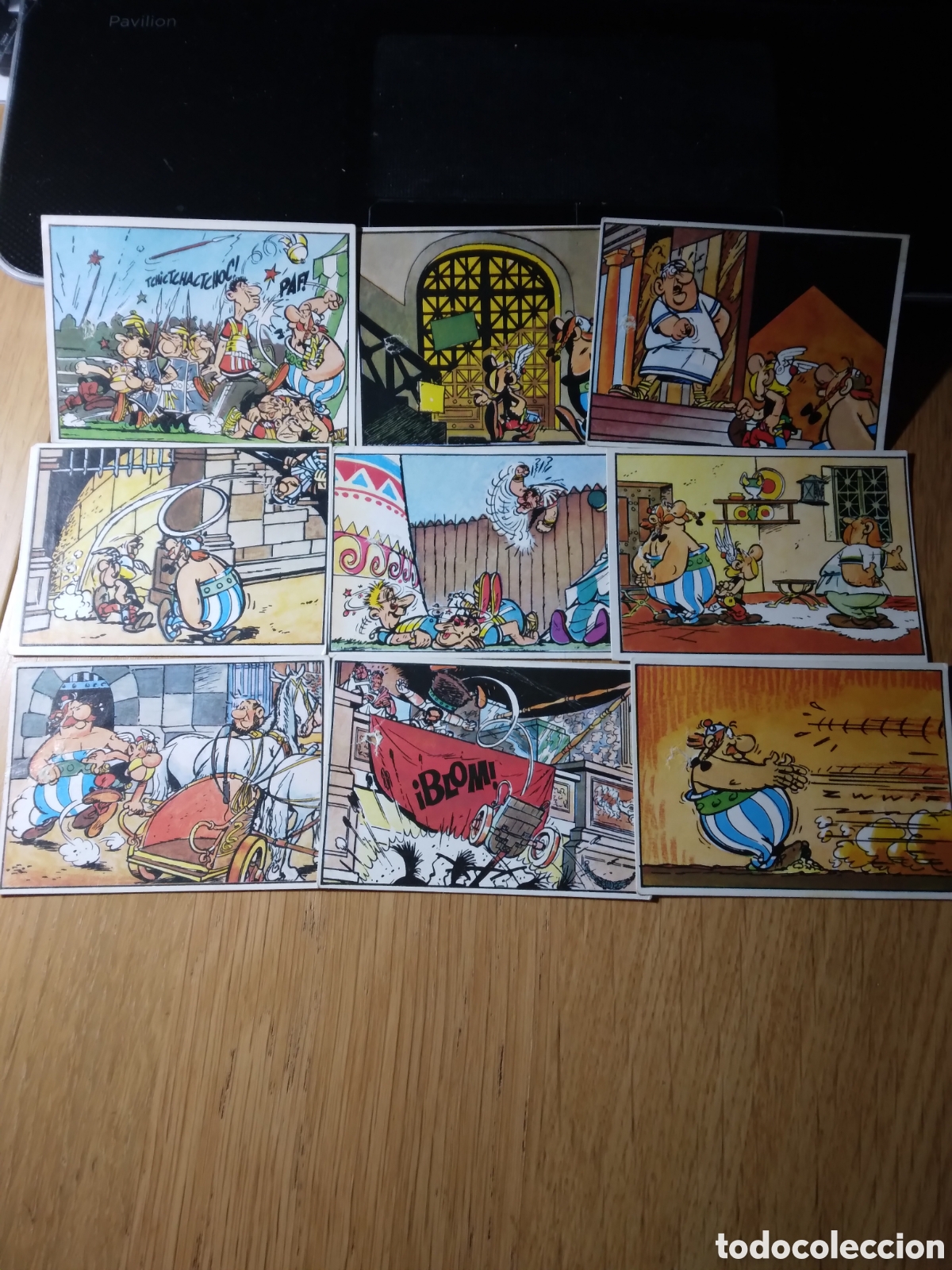Coleccionismo cromos antiguos: 9 cromos asterix, bruguera - Foto 1