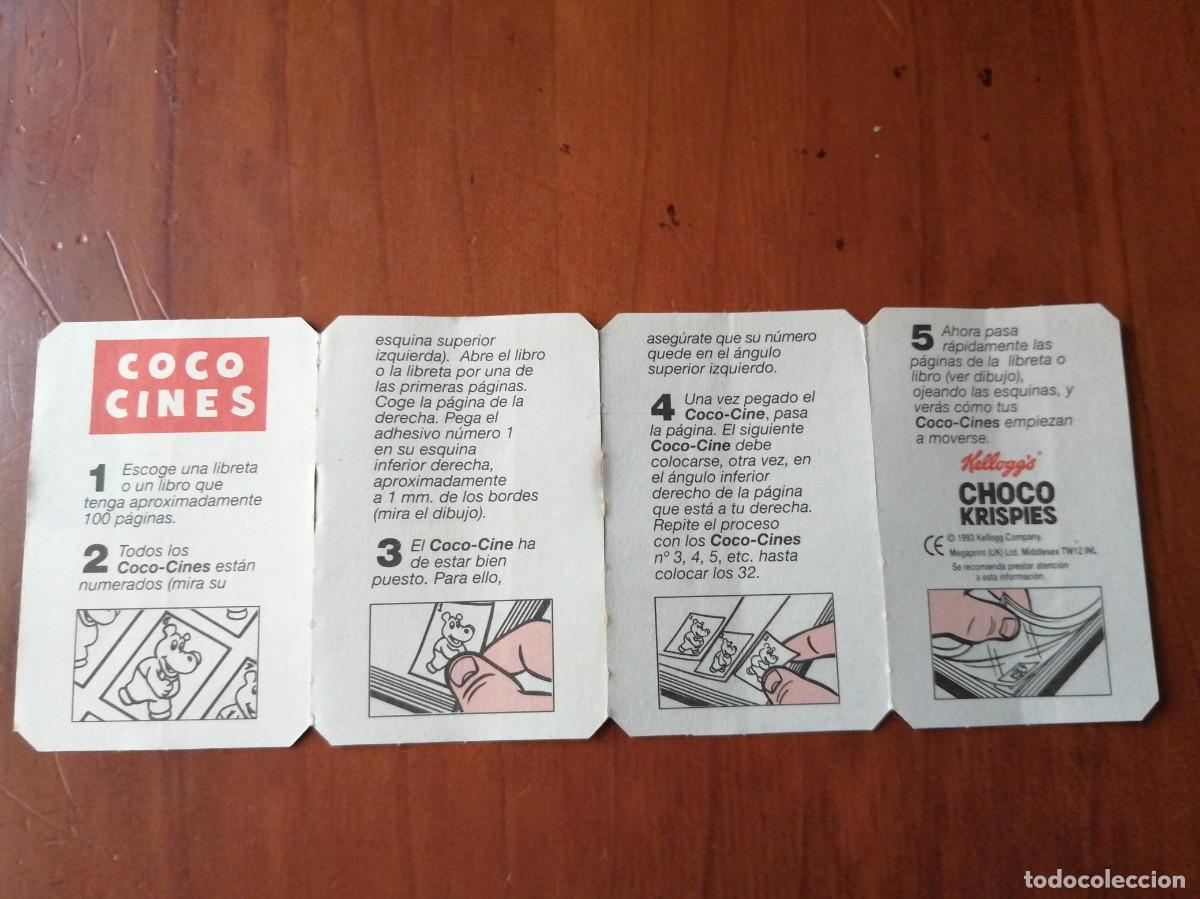 Coleccionismo cromos antiguos: COCO CINES KELLOG &acute;S CHOCO KRISPIES KELLOGS PEGATINA - Foto 1