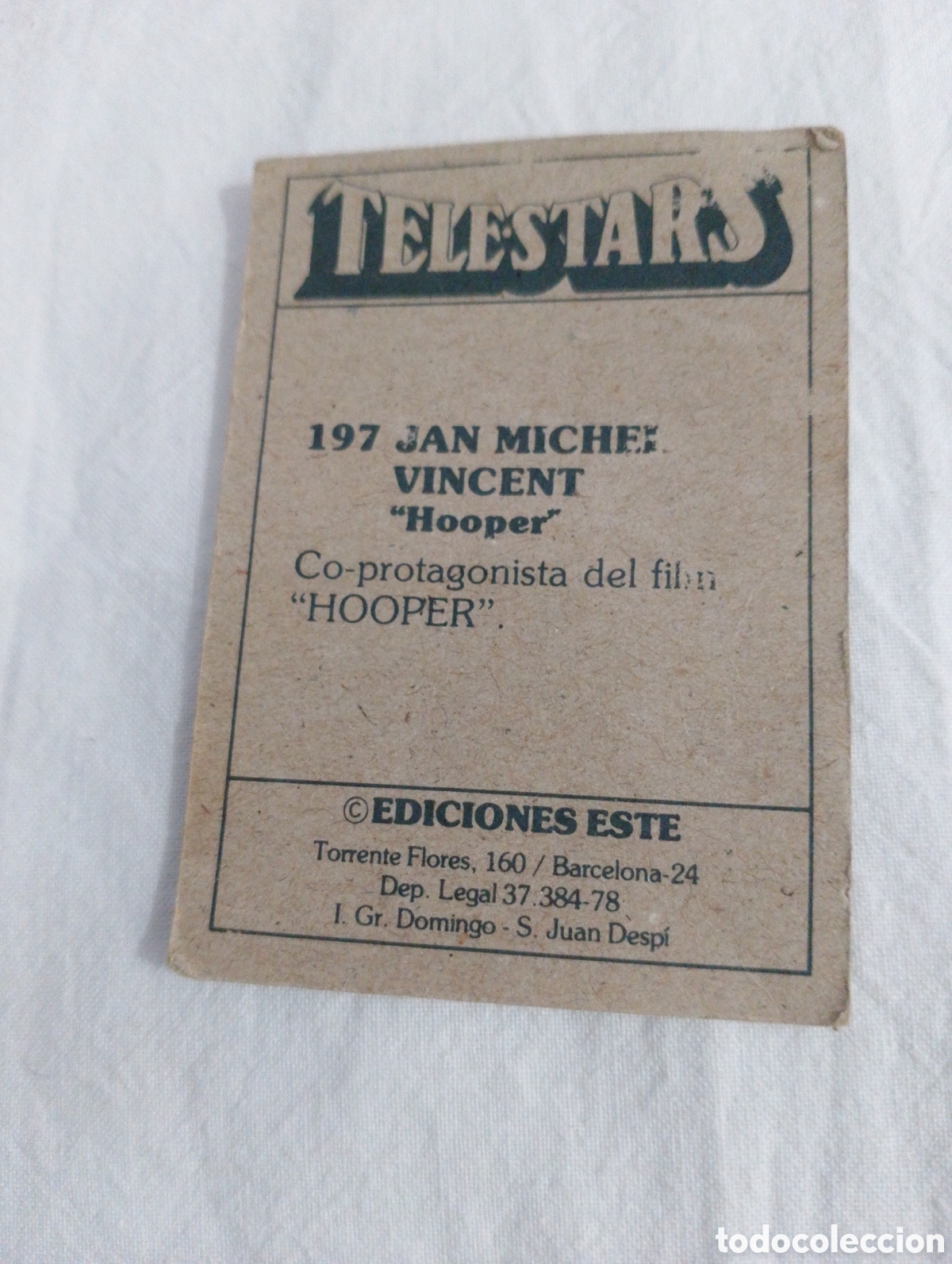 Coleccionismo cromos antiguos: Cromo telestars n&uacute;mero 197 - Foto 2