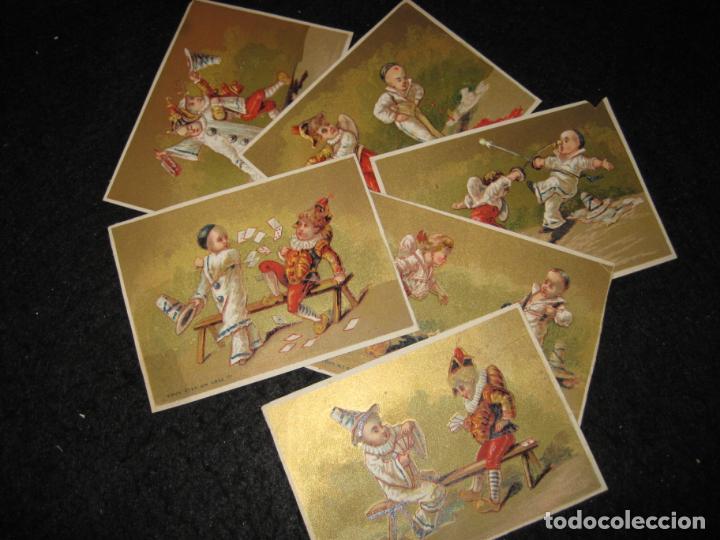 Coleccionismo Cromos antiguos: COLECCION DE 6 CROMOS ANTIGUOS-VER FOTOS-(K-9336)