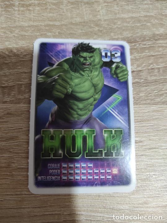 Coleccionismo cromos antiguos: Cromo coleccion carrefour 2022 Marvel descubre tu poder N&deg; 3 Hulk - Foto 1