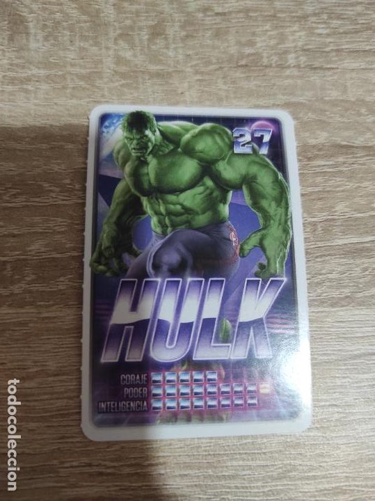 Coleccionismo cromos antiguos: Cromo coleccion carrefour 2022 Marvel descubre tu poder N&deg; 27 Hulk - Foto 1