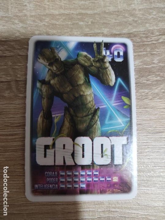 Coleccionismo cromos antiguos: Cromo coleccion carrefour 2022 Marvel descubre tu poder N&deg; 40 Groot - Foto 1