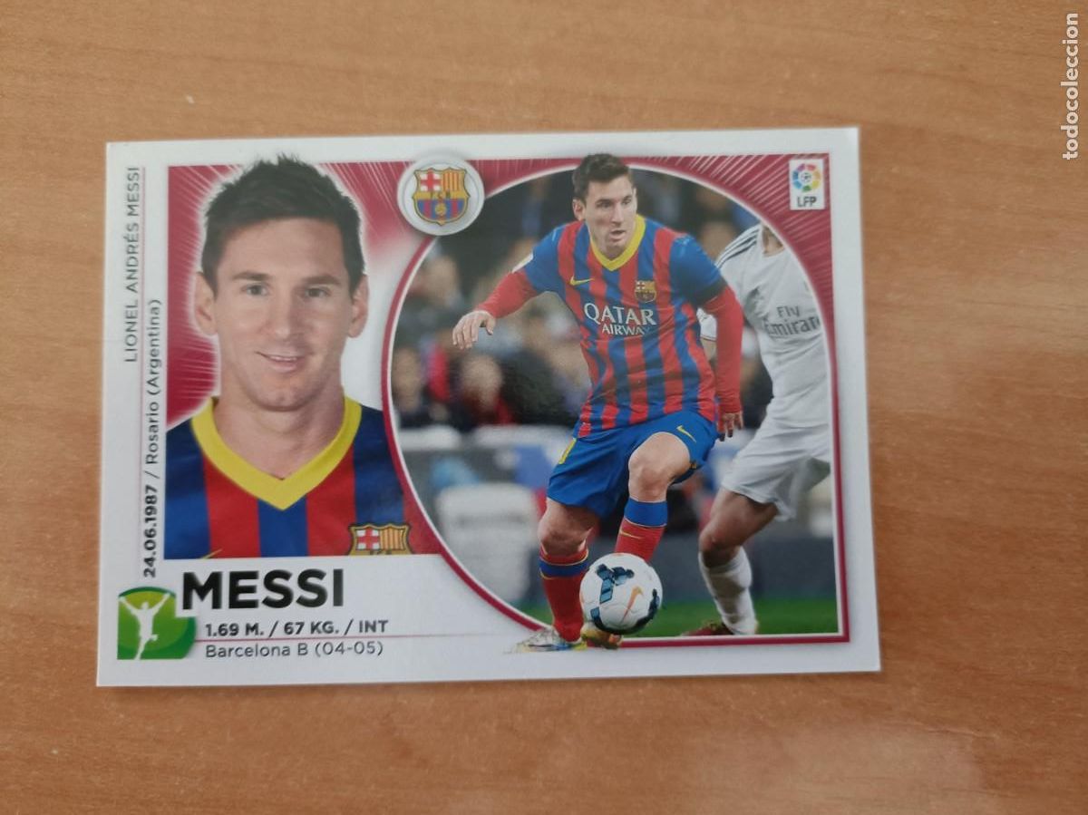 Coleccionismo cromos antiguos: messi, liga 2014 15.. - Foto 1