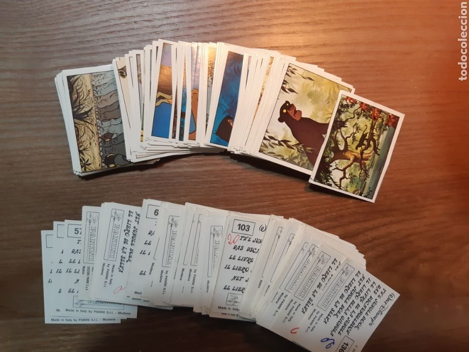 Coleccionismo Cromos antiguos: CROMOS DE EL LIBRO DE LA SELVA DE PANINI