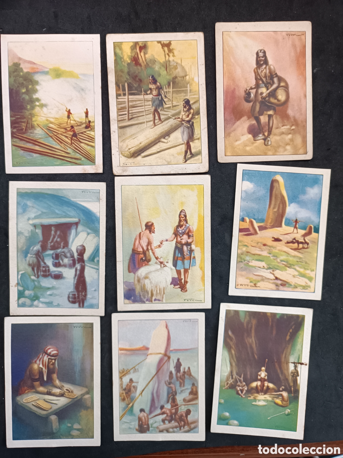 Coleccionismo cromos antiguos: Completa, historia del progreso humano, amatller, 36 cromos - Foto 5