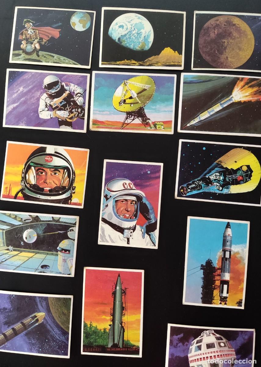 Coleccionismo cromos antiguos: DUNKIN CROMOS - EL ESPACIO - LOTE DE 19 - Foto 2