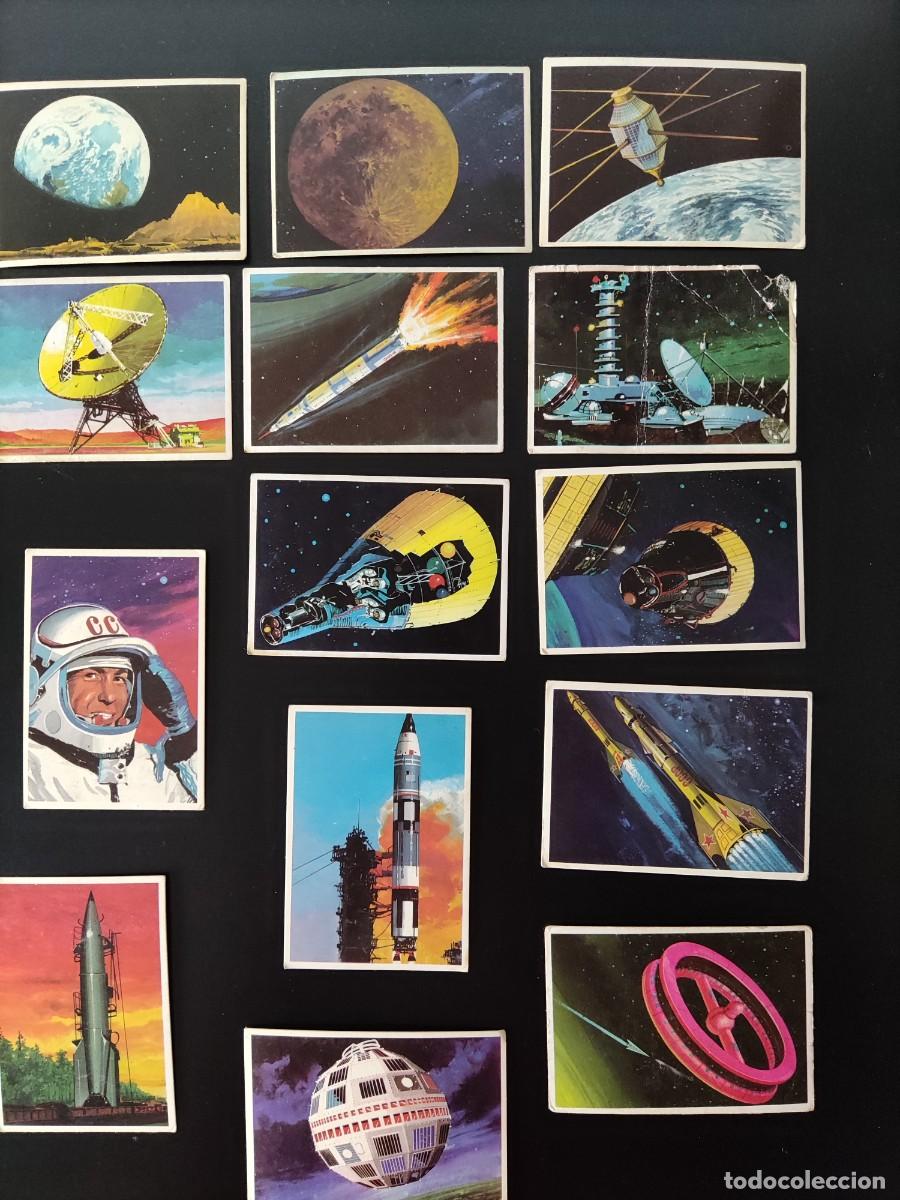Coleccionismo cromos antiguos: DUNKIN CROMOS - EL ESPACIO - LOTE DE 19 - Foto 3