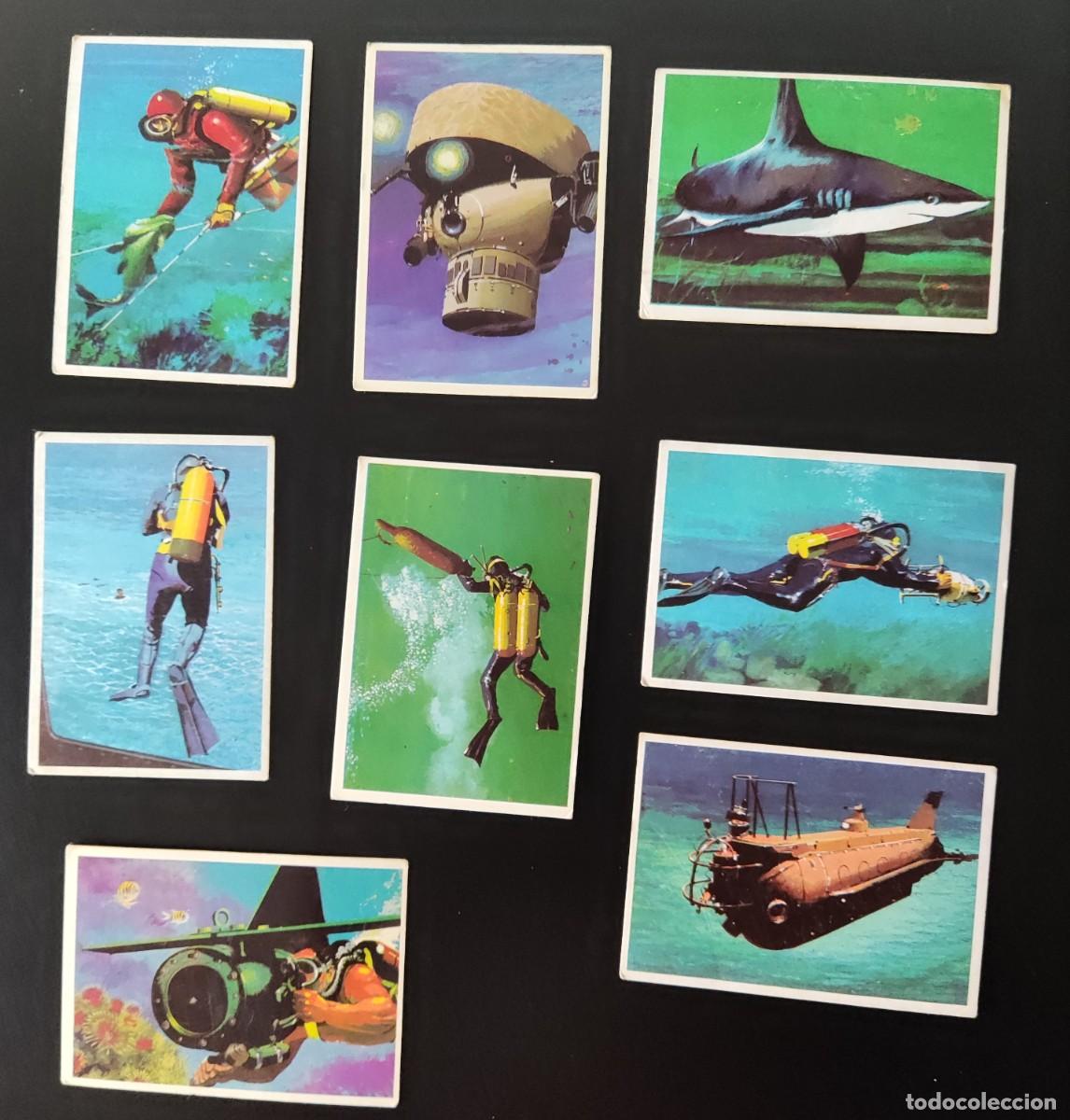 Coleccionismo cromos antiguos: DUNKIN CROMOS - EL MAR - LOTE DE 8 - Foto 1