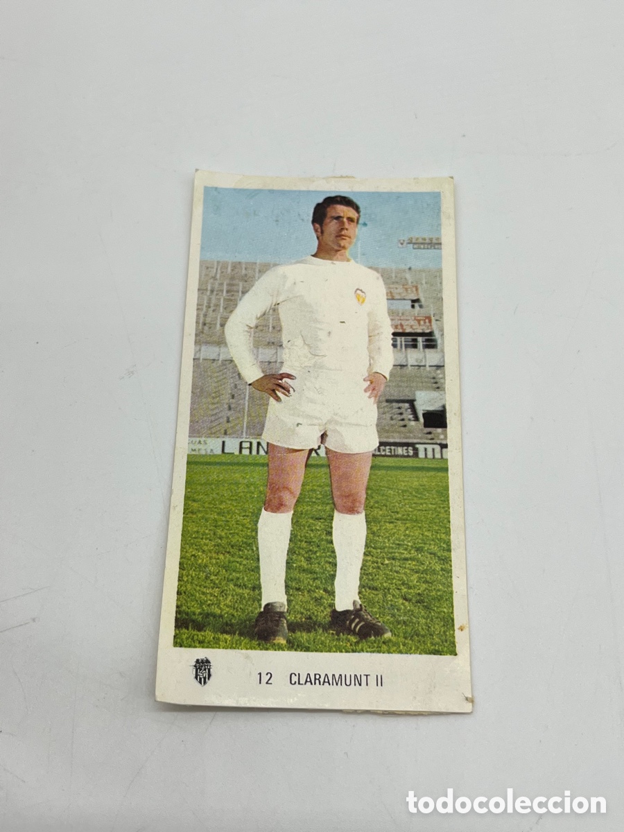 Coleccionismo Cromos antiguos: Claramunt II n&ordm; 12 Valencia Ed. Ruiz Romero liga 1971 1972 71 72 cromo despegado