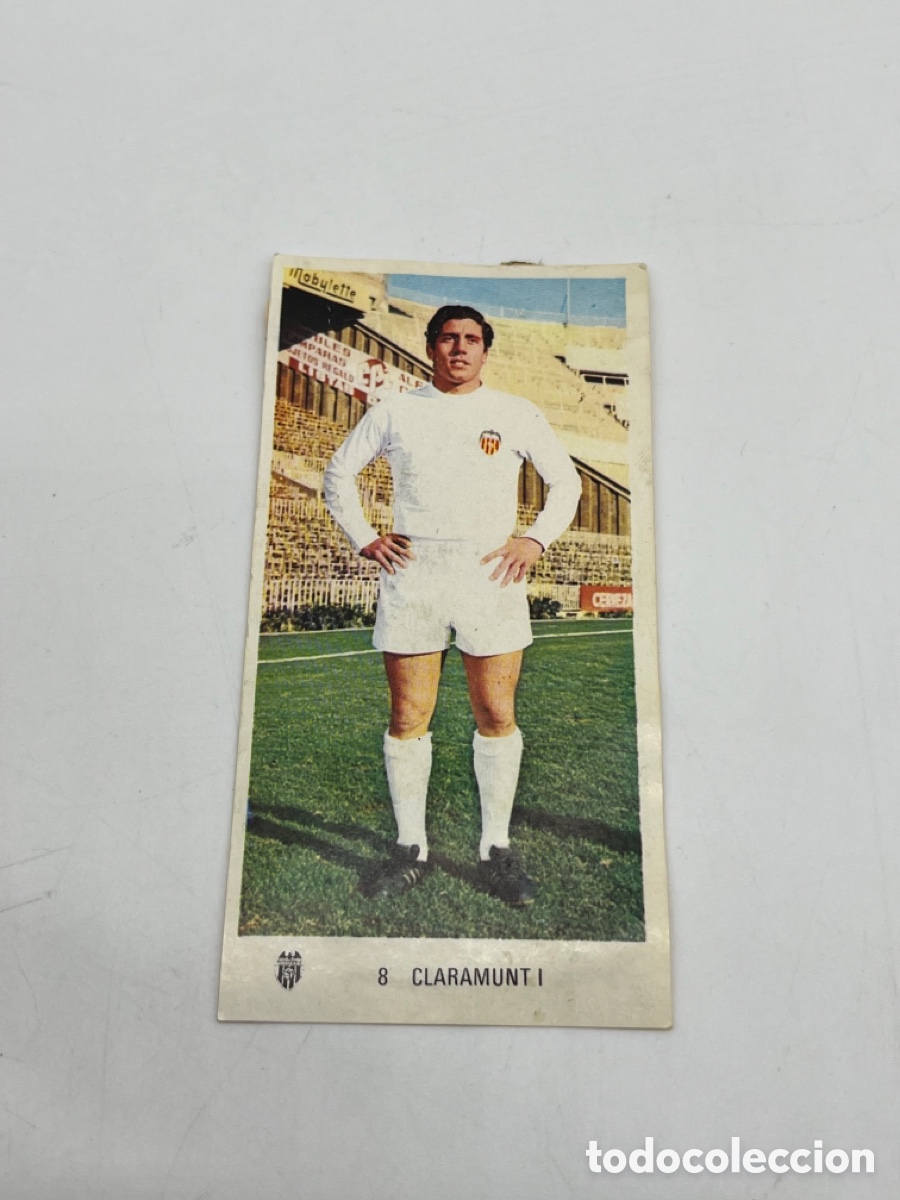 Coleccionismo Cromos antiguos: Claramunt I n&ordm; 8 Valencia Ed. Ruiz Romero liga 1971 1972 71 72 cromo despegado
