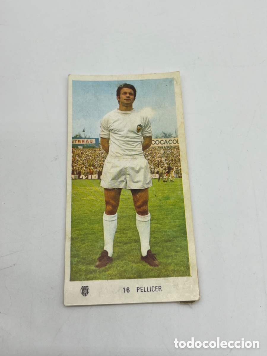Coleccionismo Cromos antiguos: Pellicer n&ordm; 16 Valencia Ed. Ruiz Romero liga 1971 1972 71 72 cromo despegado