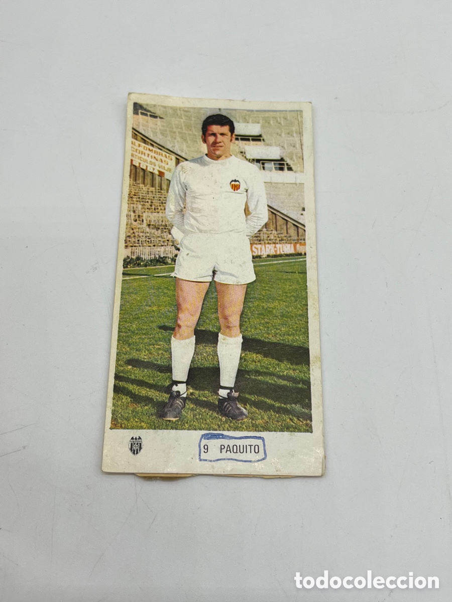 Coleccionismo Cromos antiguos: Paquito n&ordm; 9 Valencia Ed. Ruiz Romero liga 1971 1972 71 72 cromo despegado
