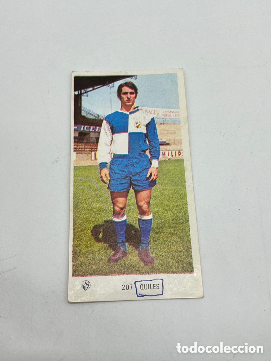 Coleccionismo Cromos antiguos: Quiles n&ordm; 207 Sabadell Ed. Ruiz Romero liga 1971 1972 71 72 cromo despegado