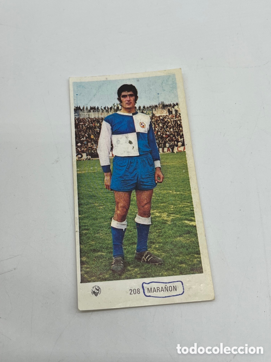 Coleccionismo Cromos antiguos: Mara&ntilde;on n&ordm; 208 Sabadell Ed. Ruiz Romero liga 1971 1972 71 72 cromo despegado