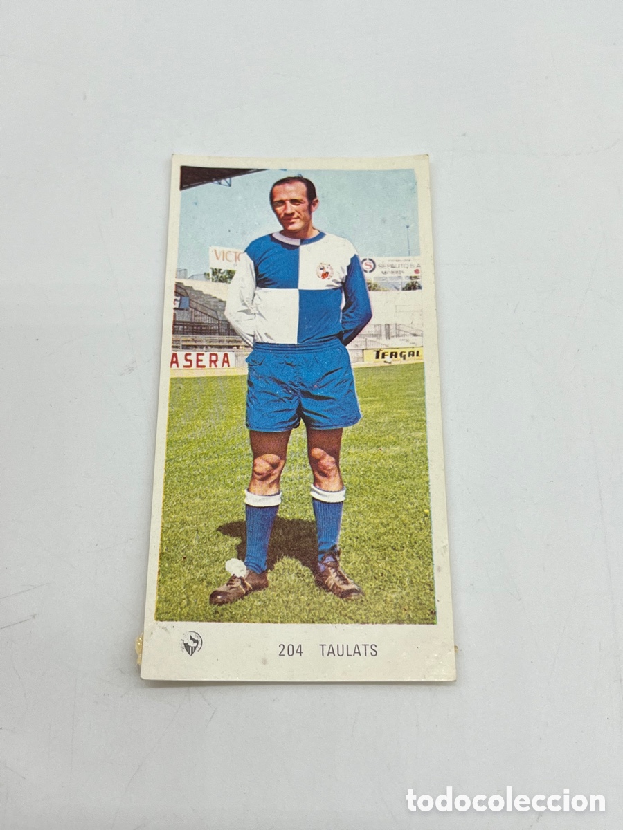 Collezionismo Figurine antiche: Taulats n&ordm; 204 Sabadell Ed. Ruiz Romero liga 1971 1972 71 72 cromo despegado