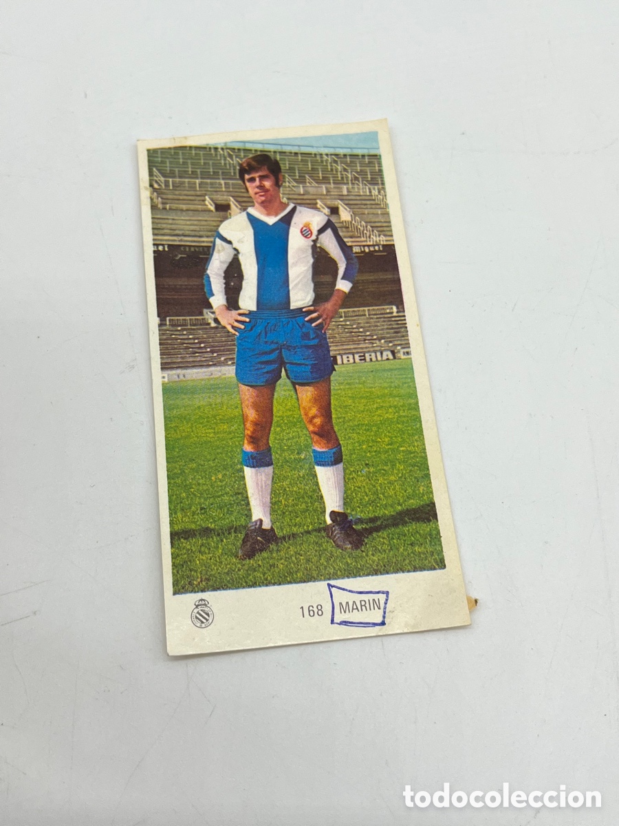 Collezionismo Figurine antiche: Marin n&ordm; 168 Espa&ntilde;ol Ed. Ruiz Romero liga 1971 1972 71 72 cromo despegado