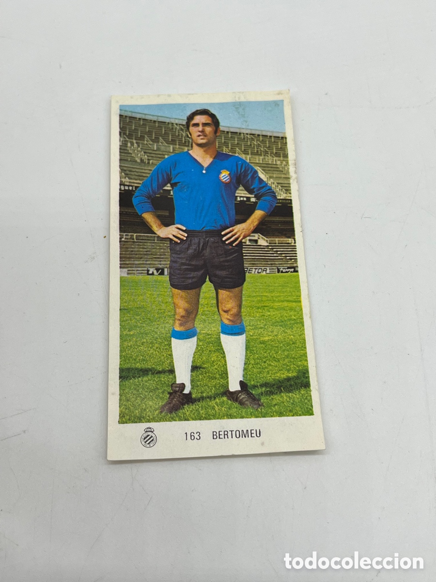 Collezionismo Figurine antiche: Bartomeu n&ordm; 163 Espa&ntilde;ol Ed. Ruiz Romero liga 1971 1972 71 72 cromo despegado