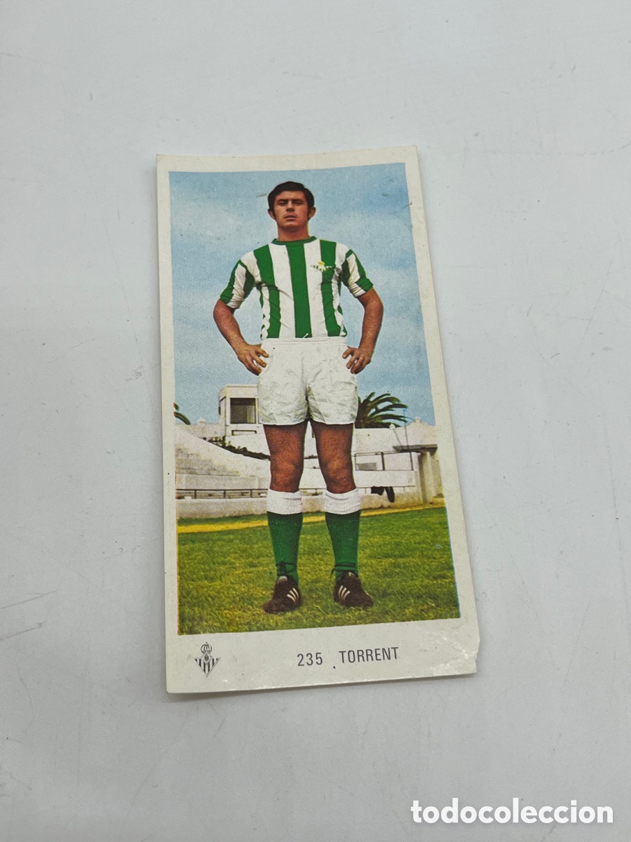 Collezionismo Figurine antiche: Torrent n&ordm; 235Real Betis Ed. Ruiz Romero liga 1971 1972 71 72 cromo despegado