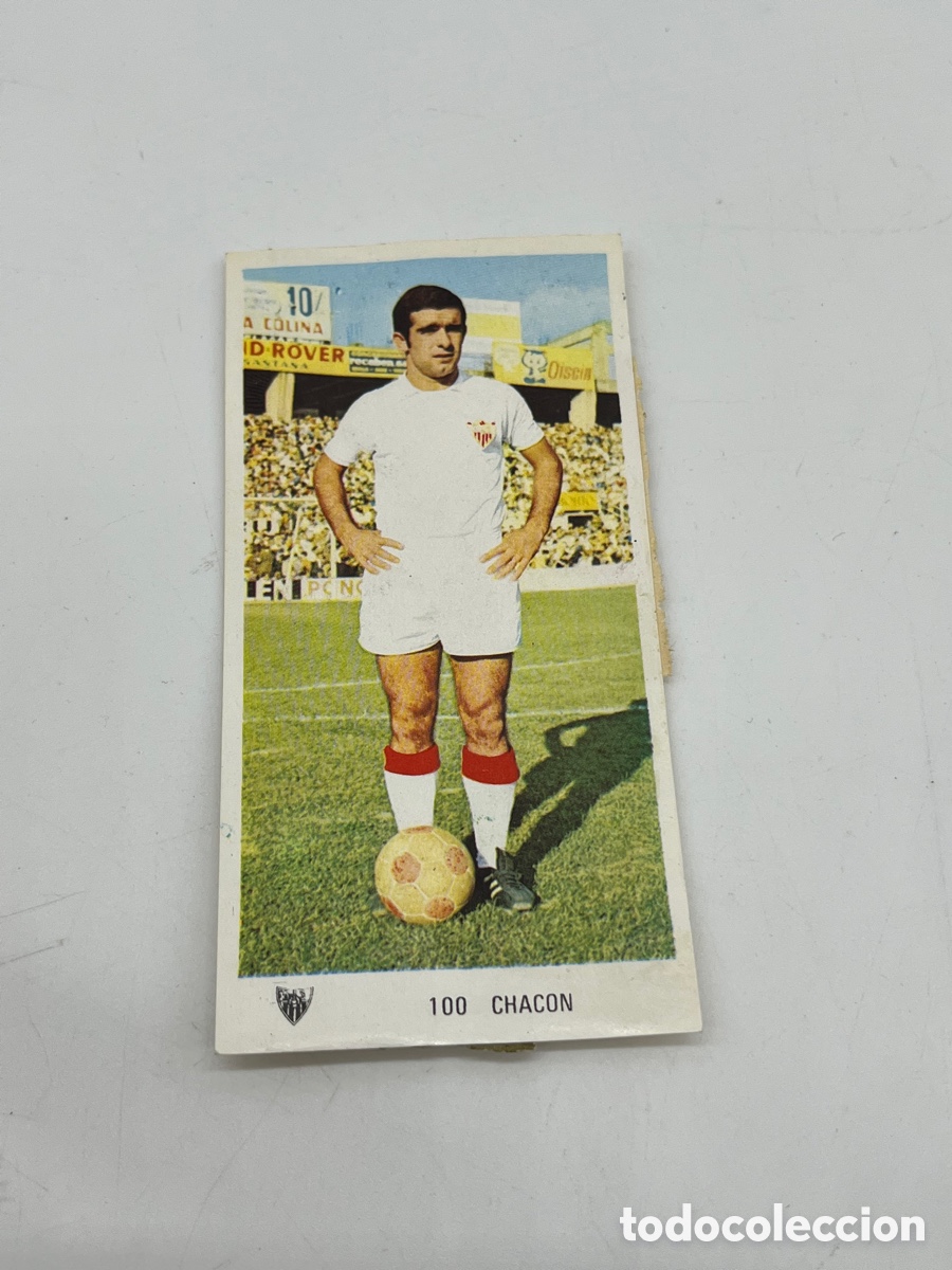 Collezionismo Figurine antiche: Chacon n&ordm; 100 Sevilla Ed. Ruiz Romero liga 1971 1972 71 72 cromo despegado