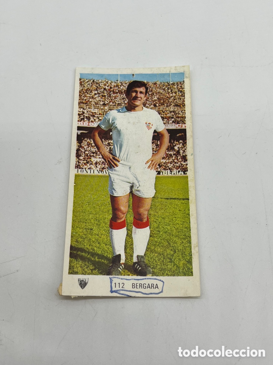 Collezionismo Figurine antiche: Bergara n&ordm; 112 Sevilla Ed. Ruiz Romero liga 1971 1972 71 72 cromo despegado