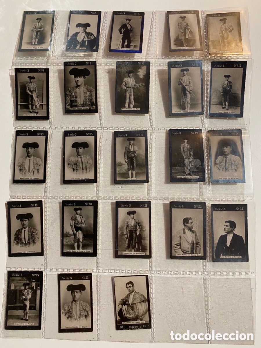 Coleccionismo cromos antiguos: Antiguos cromos de toreros - Foto 1