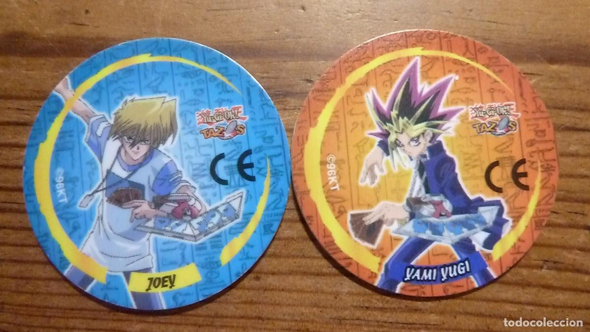 Coleccionismo cromos antiguos: Lote 2 Tazos Yu Gi Oh - Foto 1