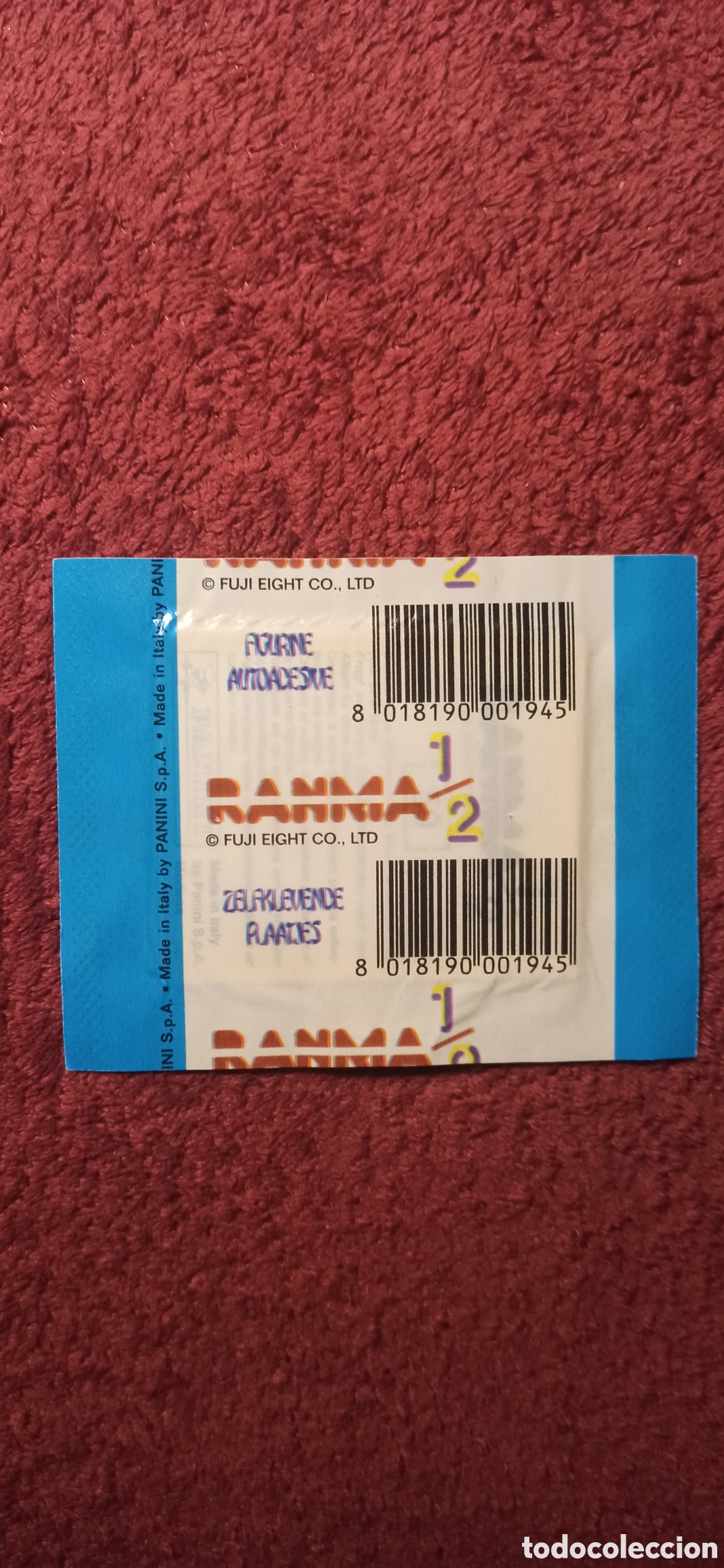Coleccionismo cromos antiguos: Ranma sobre sin abrir panini - Foto 2