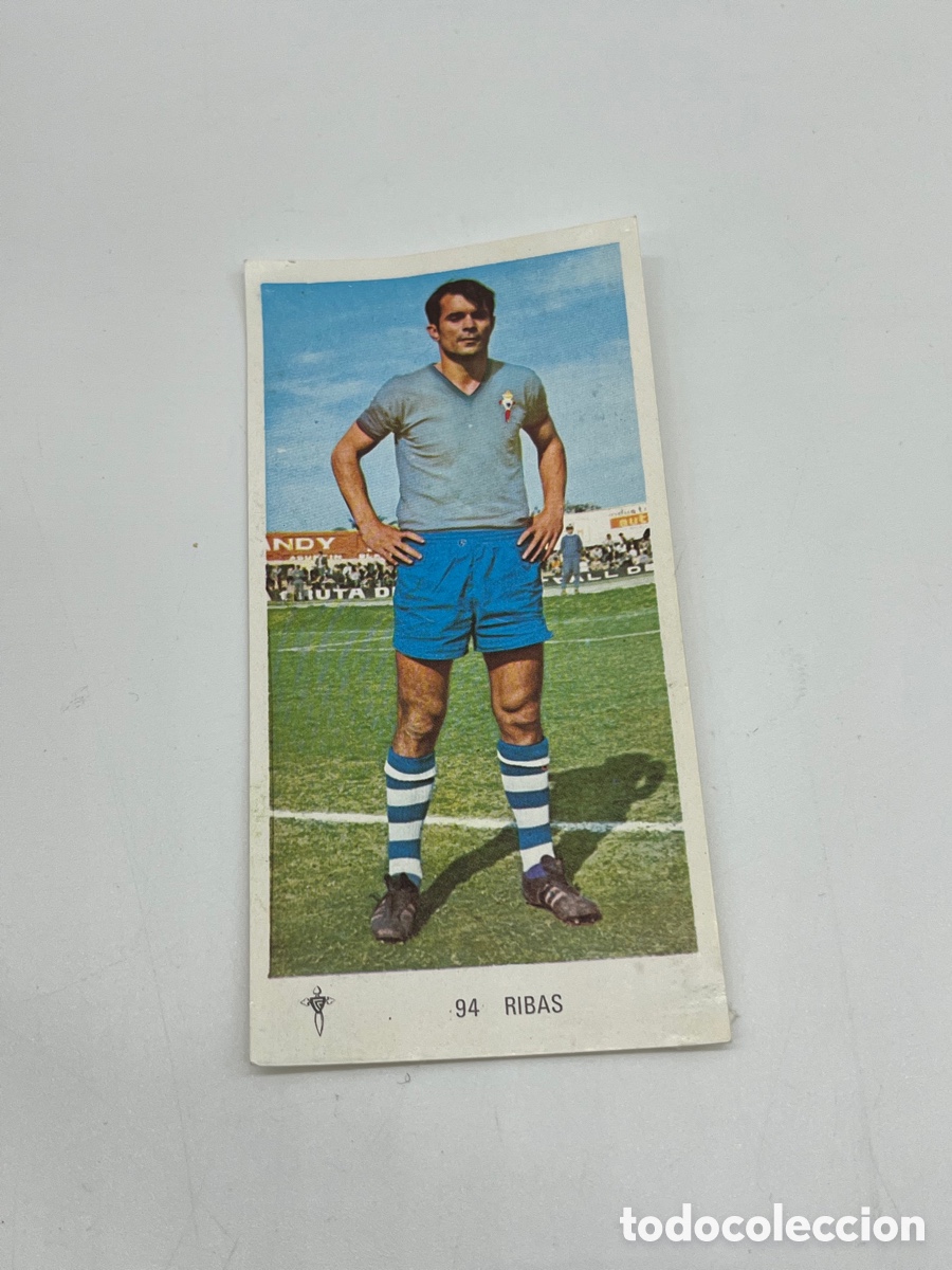 Coleccionismo Cromos antiguos: Ribas n&ordm; 94 Celta de Vigo Ed. Ruiz Romero liga 1971 1972 71 72 cromo despegado