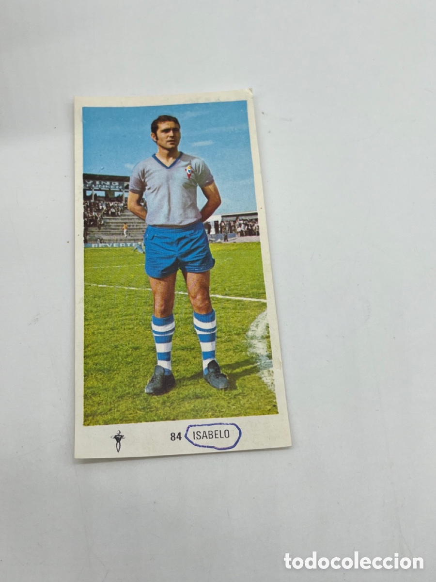 Coleccionismo Cromos antiguos: Isabelo n&ordm; 84 Celta de Vigo Ed. Ruiz Romero liga 1971 1972 71 72 cromo despegado