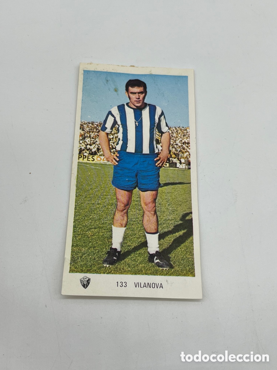 Collezionismo Figurine antiche: Vilanova n&ordm; 133 Malaga Ed. Ruiz Romero liga 1971 1972 71 72 cromo despegado