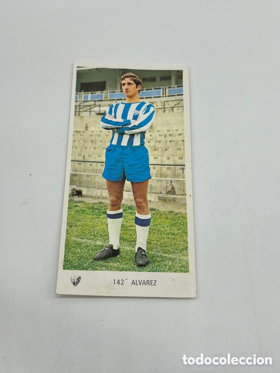 Collezionismo Figurine antiche: &Aacute;lvarez n&ordm; 142 Malaga Ed. Ruiz Romero liga 1971 1972 71 72 cromo despegado