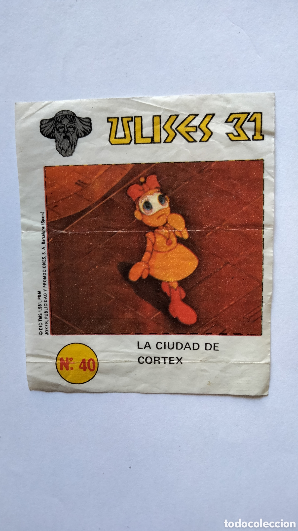 Coleccionismo cromos antiguos: CROMO ULISES 31 N&deg; 40 La ciudad de Cortex - Foto 1