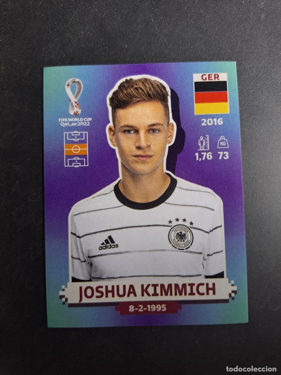 Coleccionismo cromos antiguos: CROMO JOSHUA KIMMICH 15 GER ALEMANIA MUNDIAL FIFA WORLD CUP QATAR 2022 22 STICKE PANINI NUNCA PEGADO