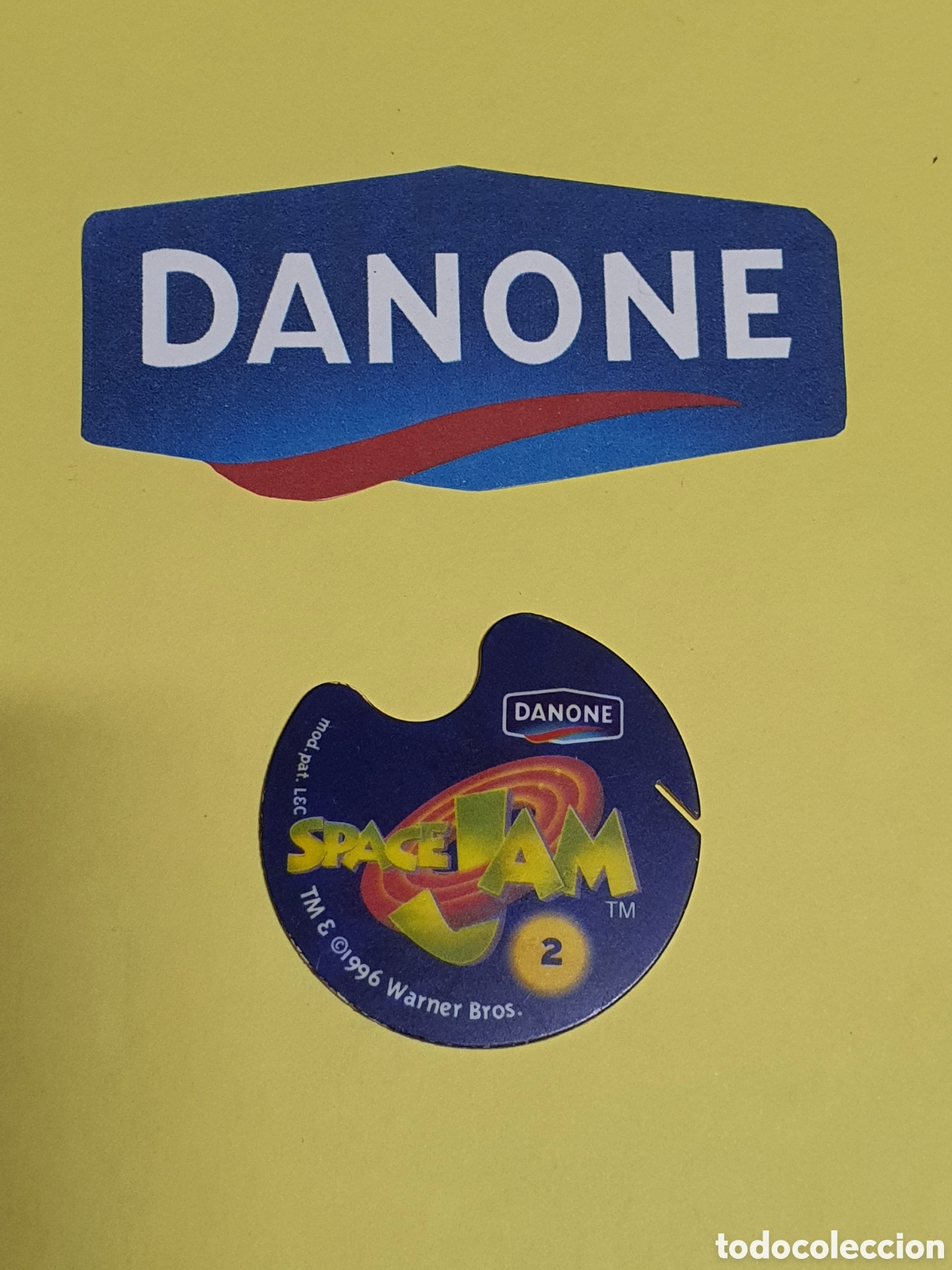 Coleccionismo cromos antiguos: Tazo Danone space Jam n&deg;2 - Foto 2