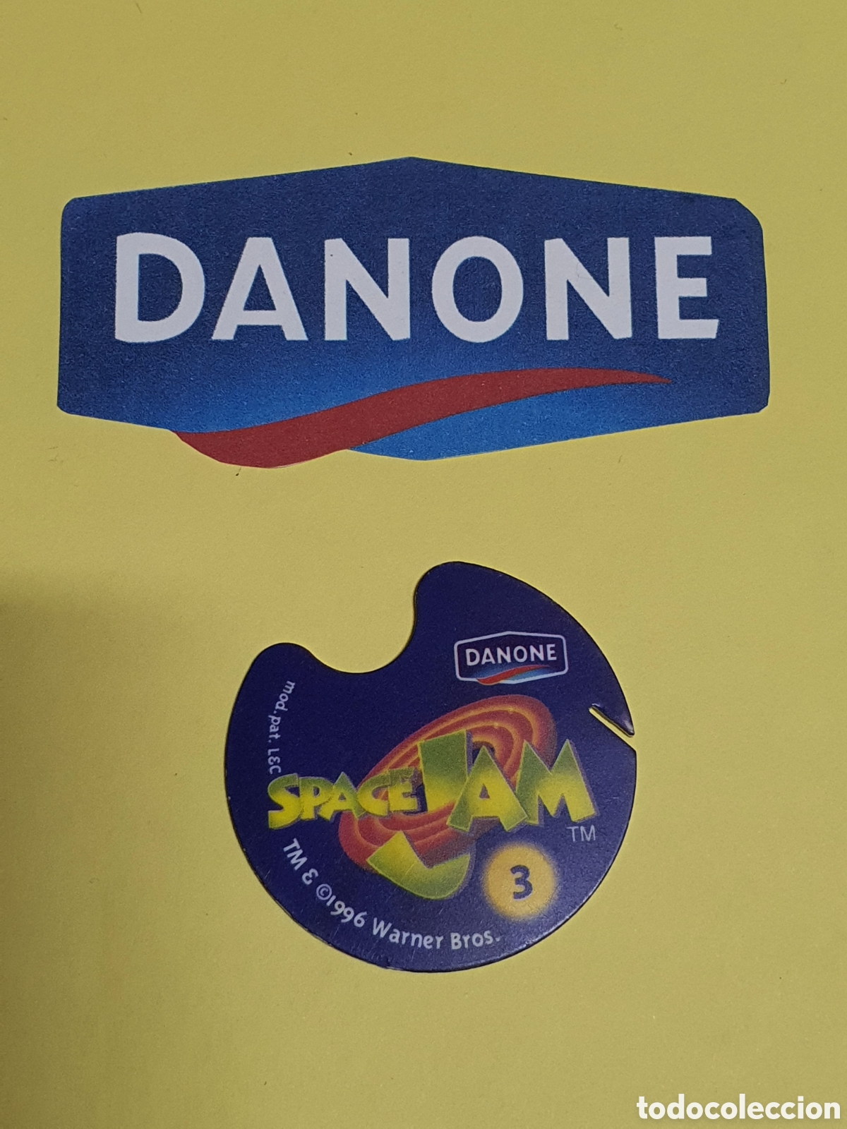 Coleccionismo cromos antiguos: Tazo Danone space Jam n&deg;3 - Foto 2