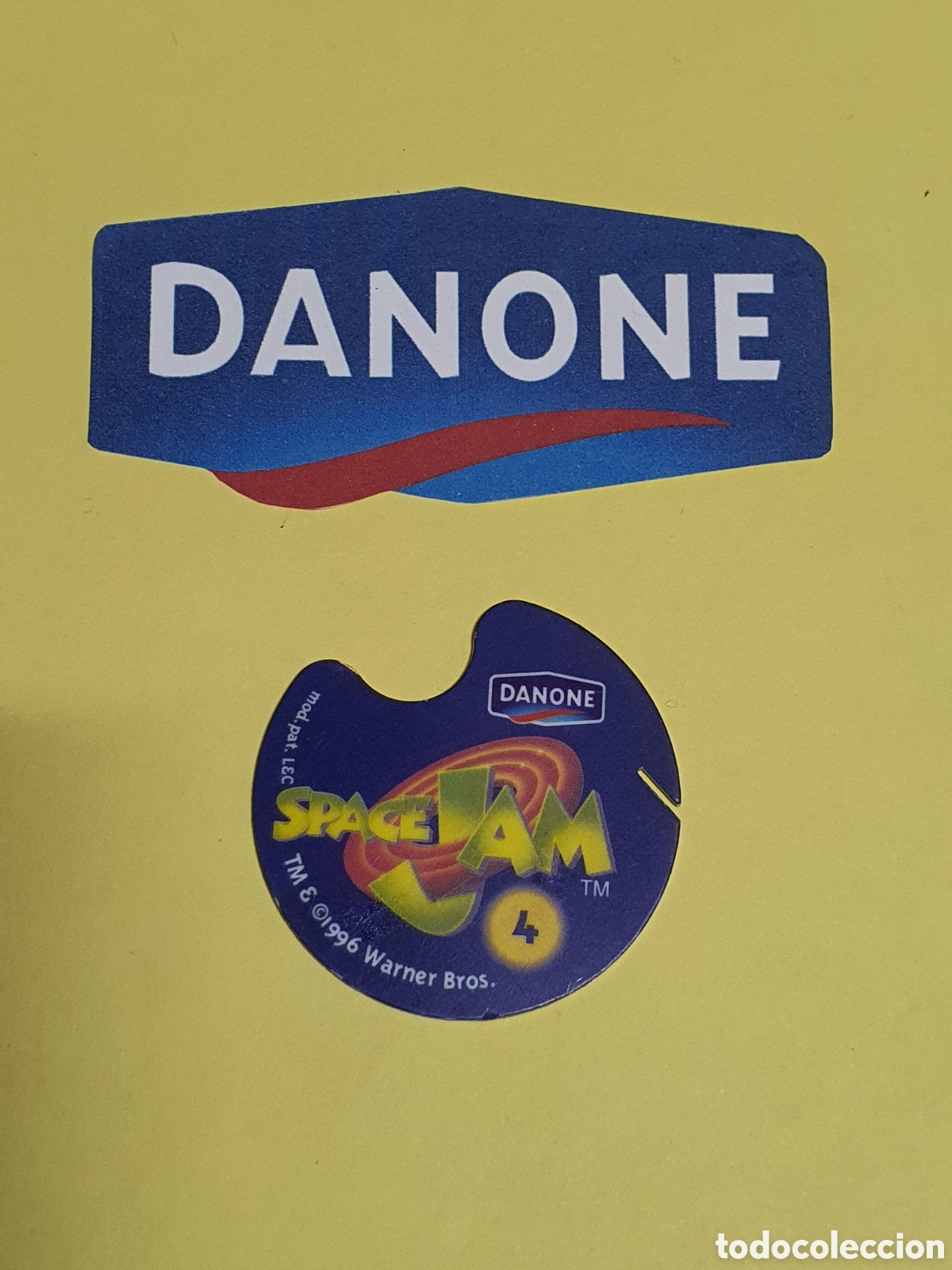 Coleccionismo cromos antiguos: Tazo Danone space Jam n &deg;4 - Foto 2
