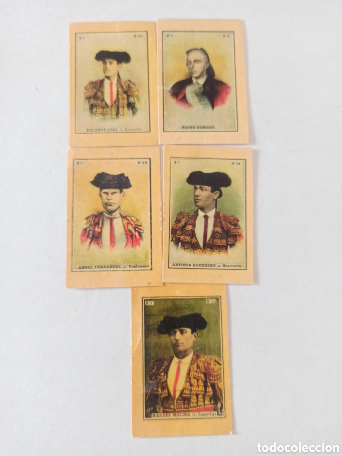 Coleccionismo cromos antiguos: Lote Cromos de toreros - Foto 1